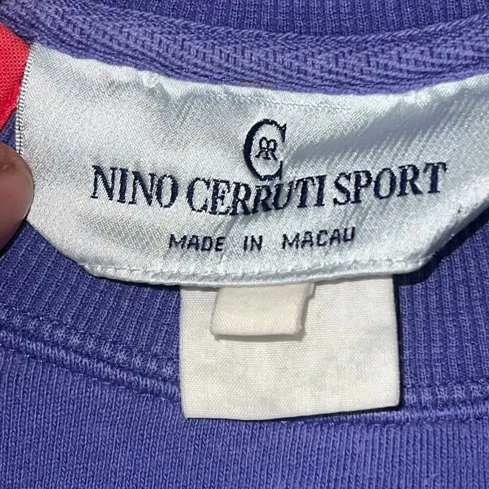 Vintage Nino Cerruti Sport Colorblock Crewneck 90s